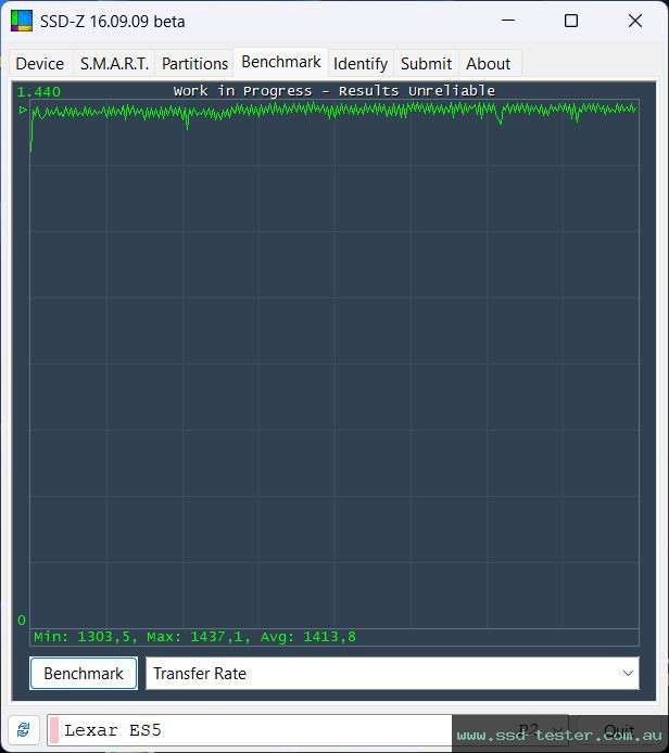 SSD-Z TEST: Lexar ES5 2TB