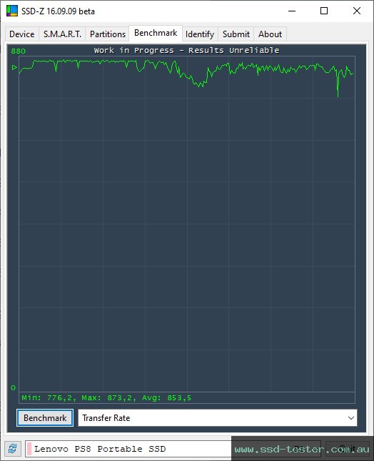 SSD-Z TEST: Lenovo PS8 1TB