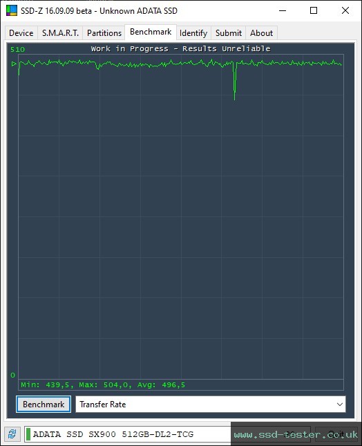 SSD-Z TEST: ADATA XPG SX900 512GB