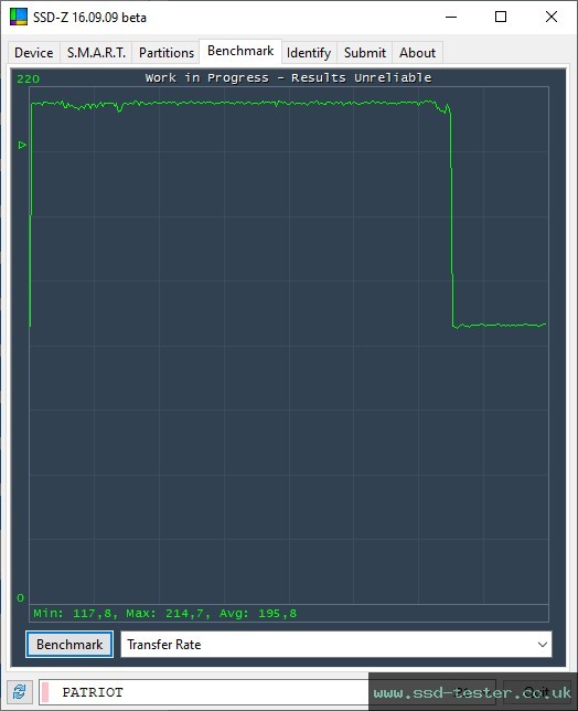 SSD-Z TEST: Patriot Xporter Core 64GB