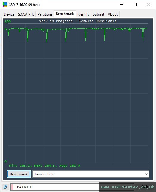 SSD-Z TEST: Patriot Xporter Core 512GB