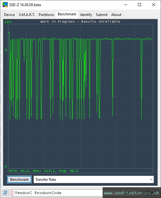 SSD-Z TEST: Vansuny U51 128GB