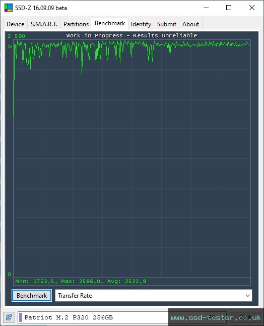 SSD-Z TEST: Patriot P320 256GB