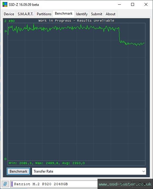 SSD-Z TEST: Patriot P320 2TB
