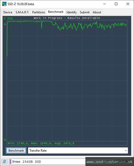 SSD-Z TEST: MediaRange MR1031 256GB