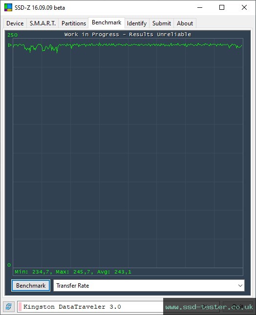 SSD-Z TEST: Kingston DataTraveler Exodia Onyx 256GB